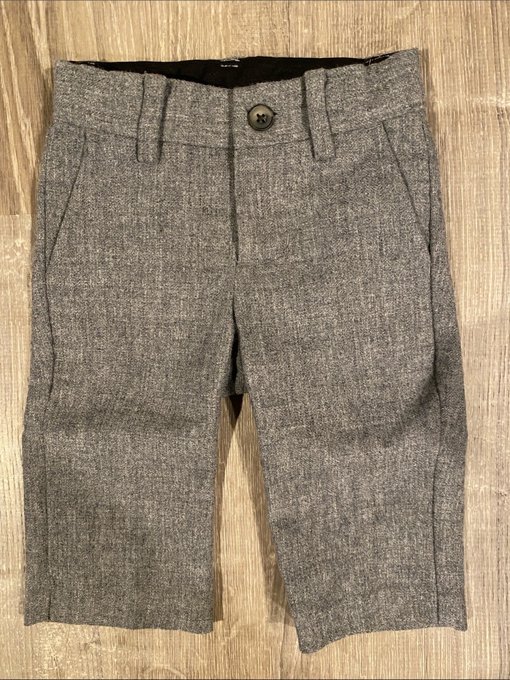 Janie and Jack Gray Flannel Pants